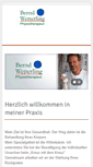 Mobile Screenshot of physiotherapeut-karlsruhe.de