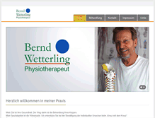 Tablet Screenshot of physiotherapeut-karlsruhe.de